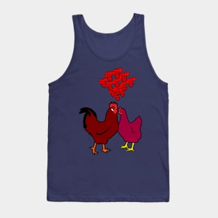 Heart, Hen and Roster Tank Top